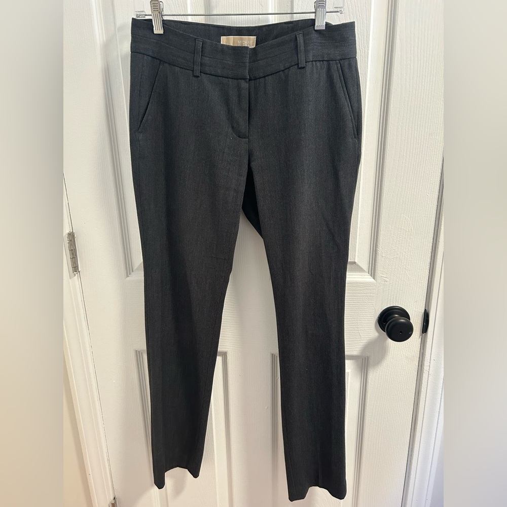 Michael Kors Women's Size 4 Gray Straight Dress Pants